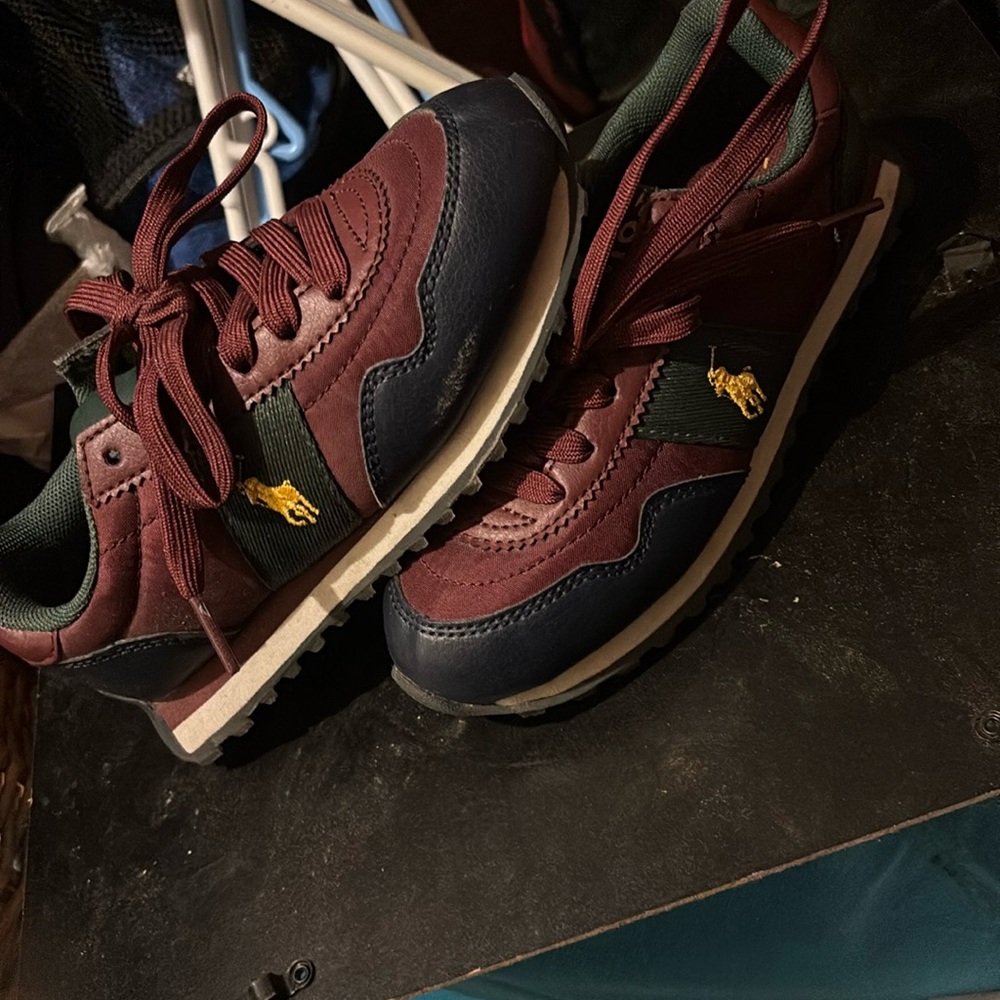 Size 12 in boys brand new never worn Polo Tennis Shoes